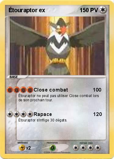 Pokemon Étouraptor ex