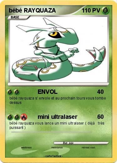 Pokemon bébé RAYQUAZA