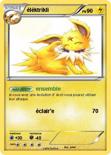 Pokemon éléktrikli