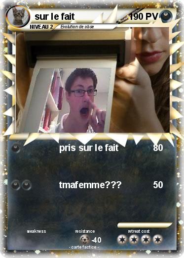 Pokemon sur le fait