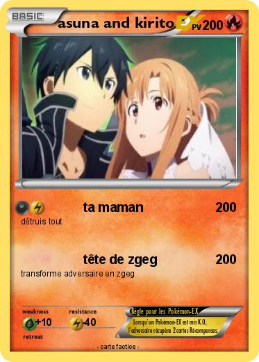 Pokemon asuna and kirito
