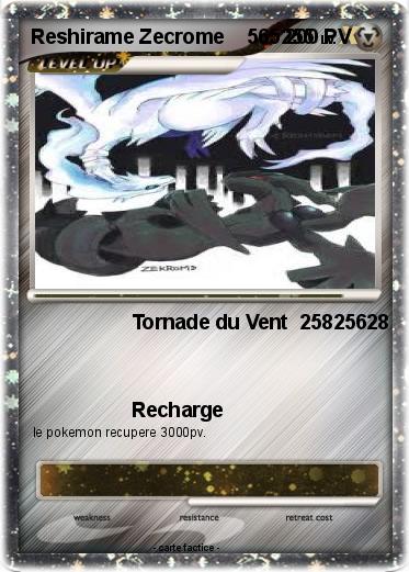 Pokemon Reshirame Zecrome    565255