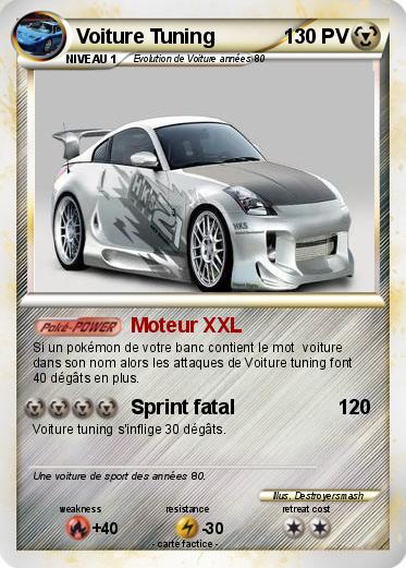 Pokemon Voiture Tuning