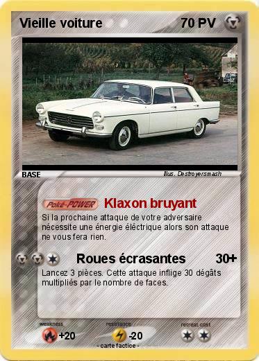 Pokemon Vieille voiture