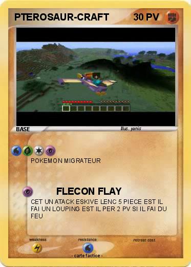 Pokemon PTEROSAUR-CRAFT