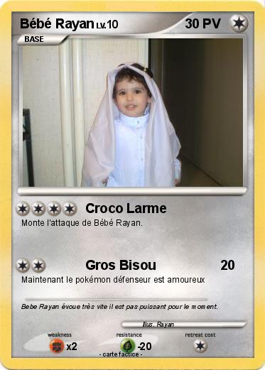 Pokemon Bébé Rayan
