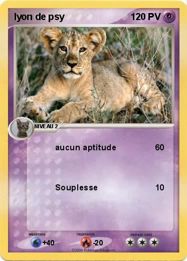 Pokemon lyon de psy