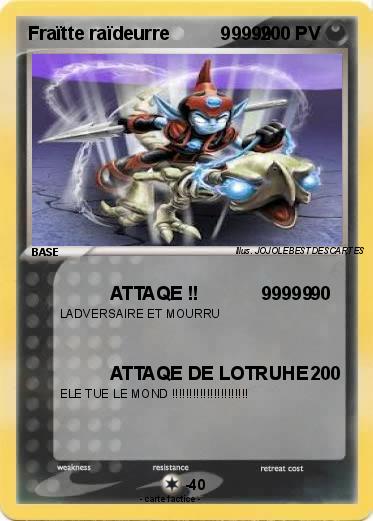 Pokemon Fraïtte raïdeurre          99999