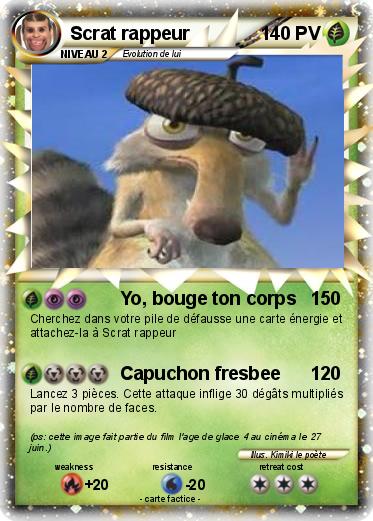 Pokemon Scrat rappeur