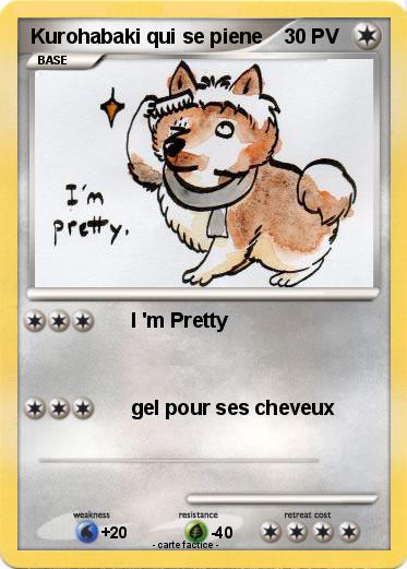 Pokemon Kurohabaki qui se piene