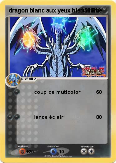 Pokemon dragon blanc aux yeux bleu ultime 