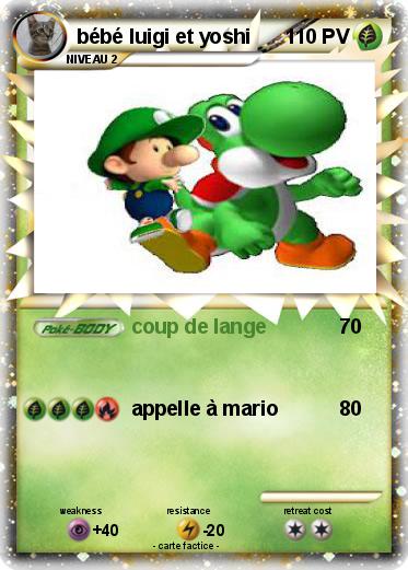 Pokemon bébé luigi et yoshi