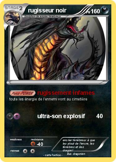 Pokemon rugisseur noir