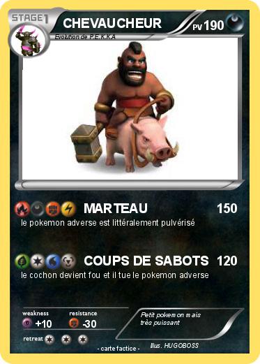Pokemon CHEVAUCHEUR