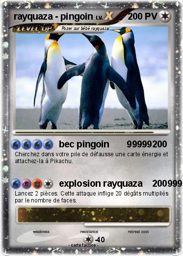 Pokemon rayquaza - pingoin