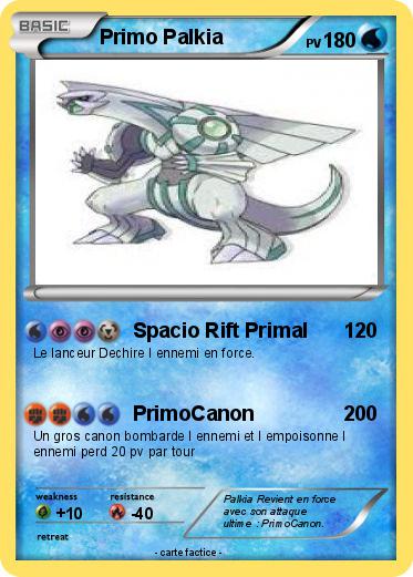 Pokemon Primo Palkia