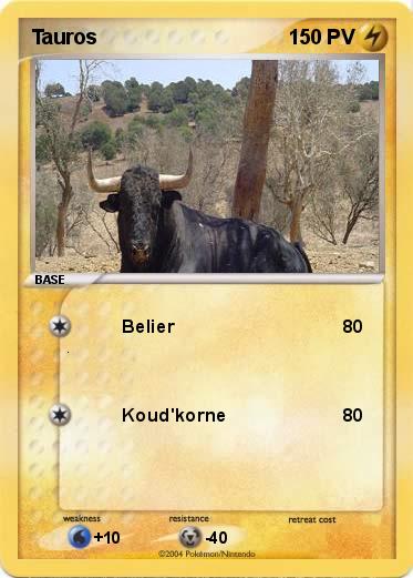 Pokemon Tauros