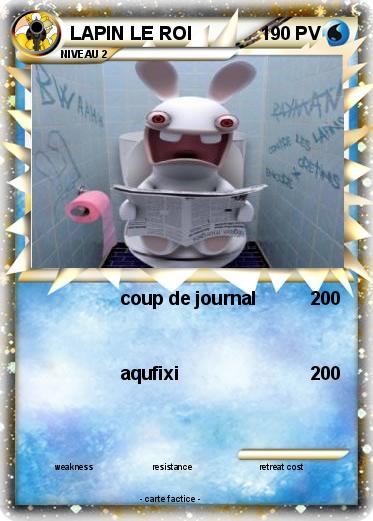 Pokemon LAPIN LE ROI