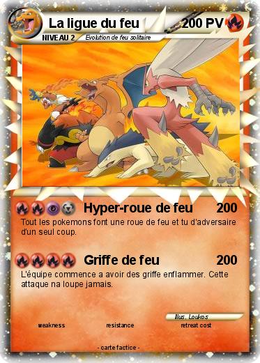 Pokemon La ligue du feu