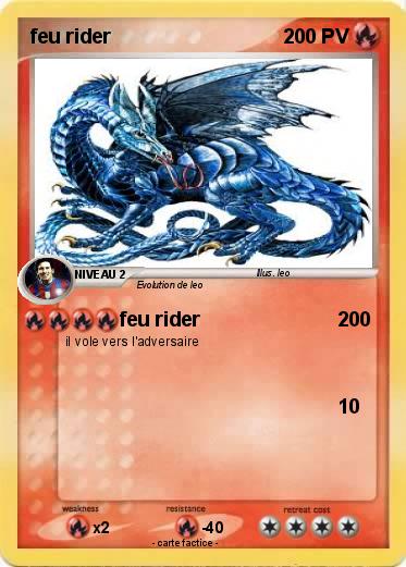 Pokemon feu rider