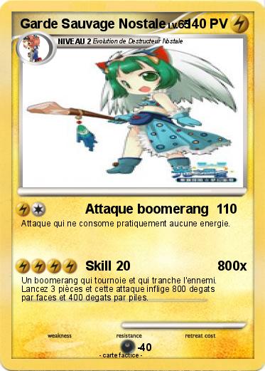 Pokemon Garde Sauvage Nostale