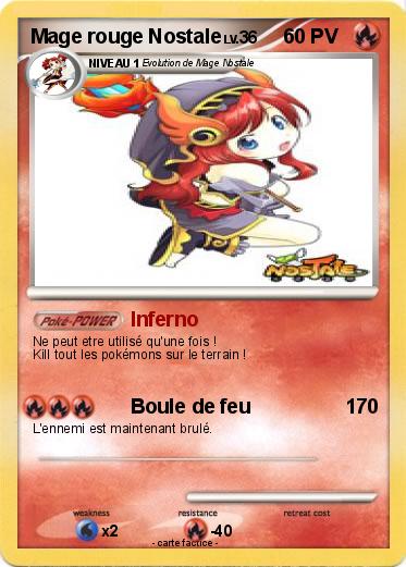 Pokemon Mage rouge Nostale
