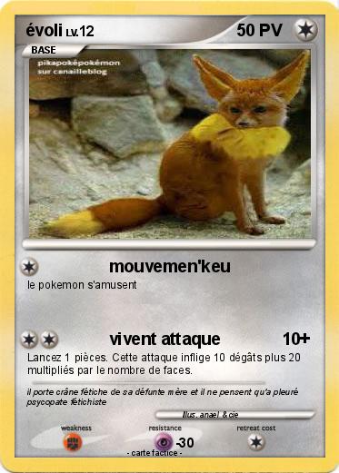 Pokemon évoli