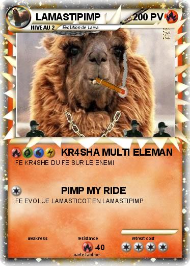 Pokemon LAMASTIPIMP