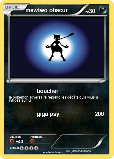 Pokemon mewtwo obscur