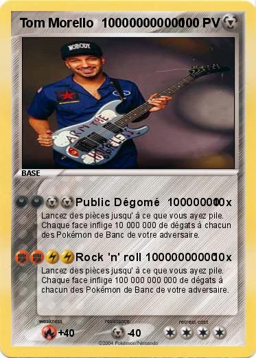 Pokemon Tom Morello  100000000000