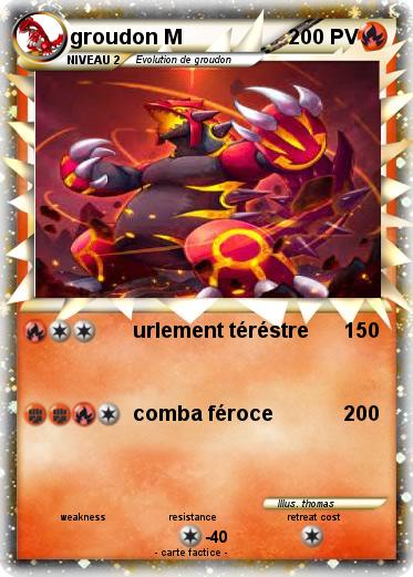 Pokemon groudon M