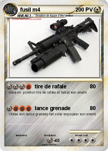 Pokemon fusil m4