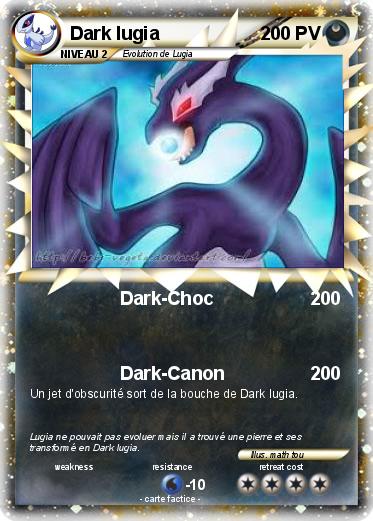 Pokemon Dark lugia