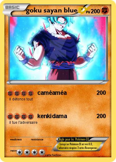 Pokemon goku sayan blue