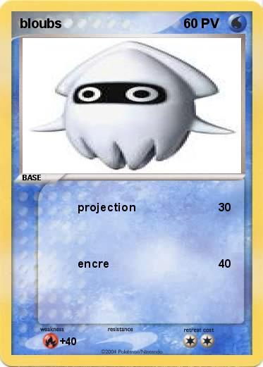 Pokemon bloubs
