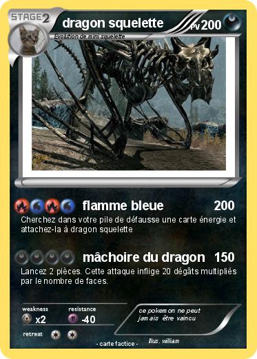 Pokemon dragon squelette