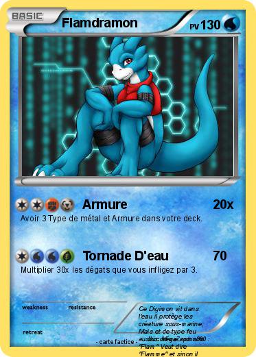 Pokemon Flamdramon