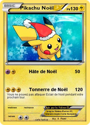 Pokemon Pikachu Noël