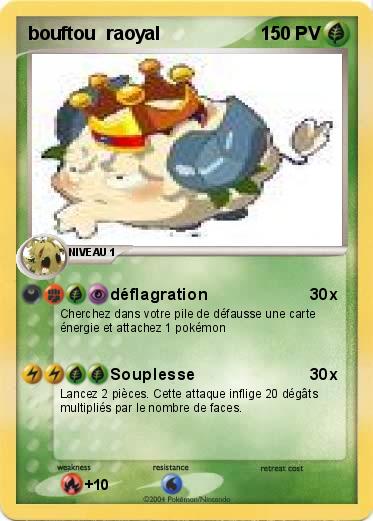 Pokemon bouftou  raoyal