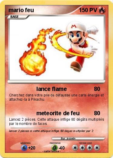 Pokemon mario feu
