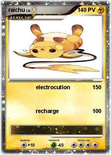 Pokemon raichu