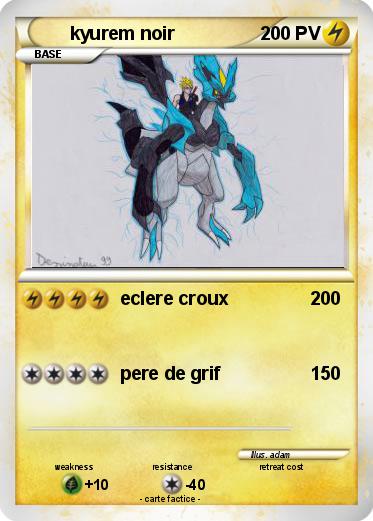 Pokemon kyurem noir