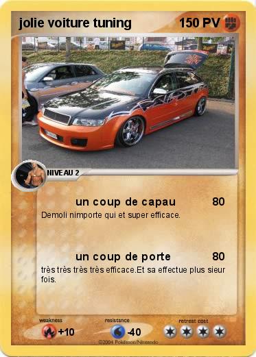 Pokemon jolie voiture tuning