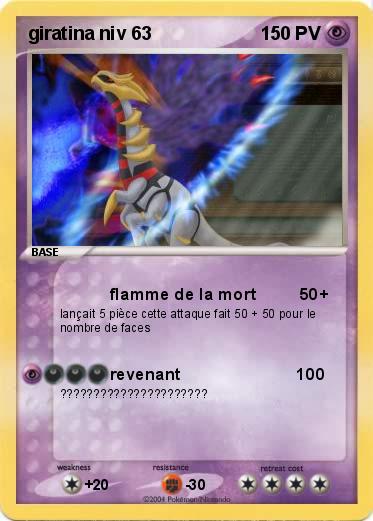 Pokemon giratina niv 63
