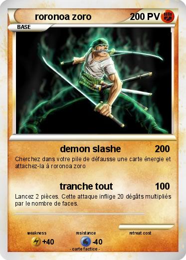 Pokemon roronoa zoro