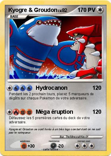 Pokemon Kyogre & Groudon