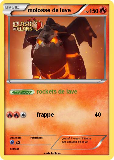 Pokemon molosse de lave