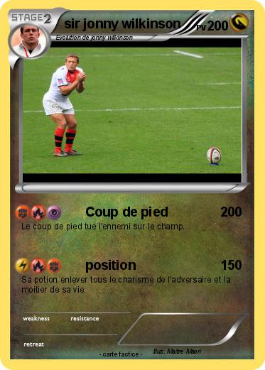 Pokemon sir jonny wilkinson