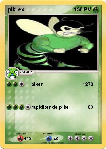 Pokemon piki ex