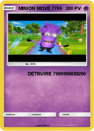Pokemon MINION MOVE 7766